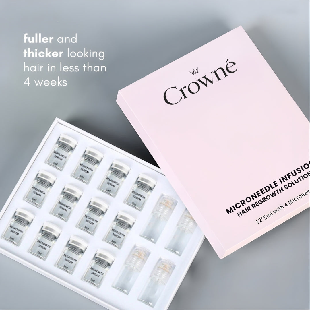 Regrow Visibly Thicker, Fuller Hair - Crowné™ Hair Revival System