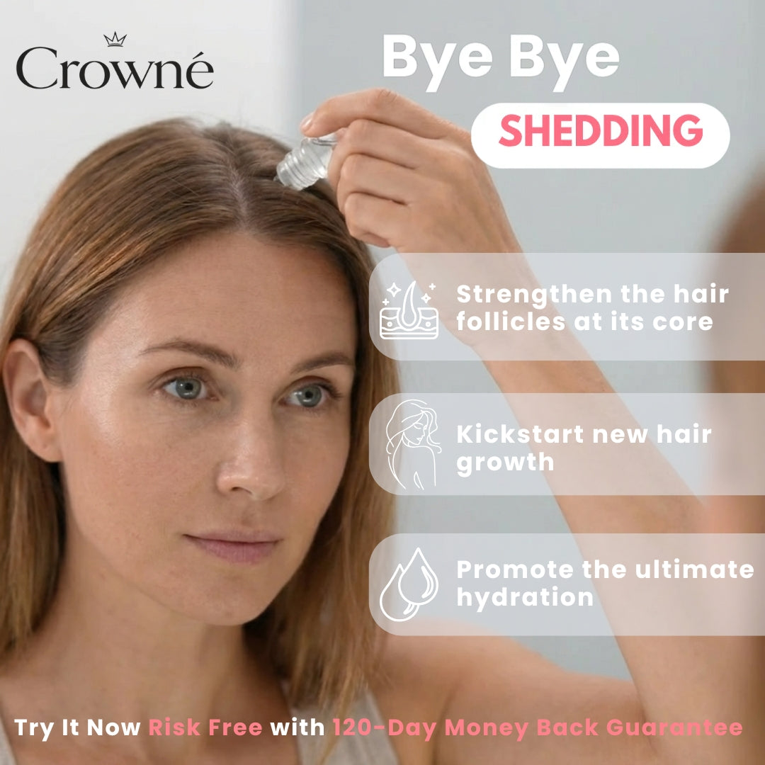 Regrow Visibly Thicker, Fuller Hair - Crowné™ Hair Revival System